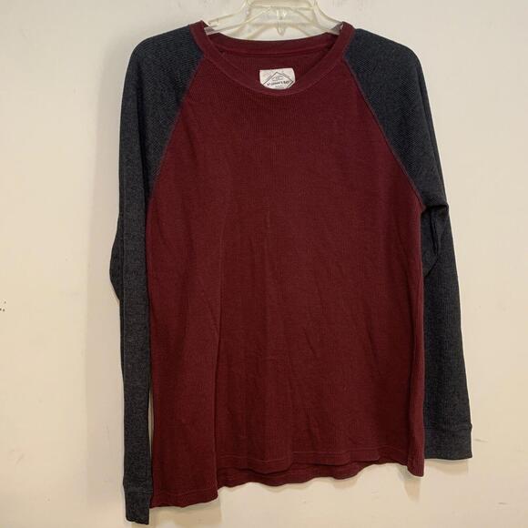 St. John's Bay Other - St Johns Bay Men's Pullover Sweater Size XL Long Sleeve Burgundy Winter Fall